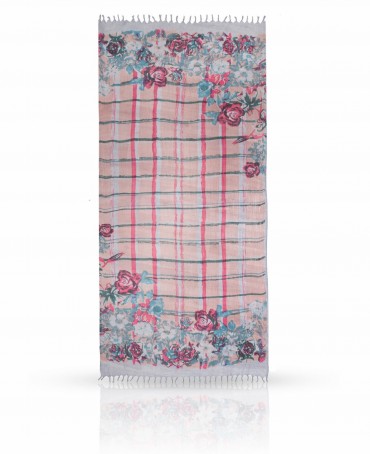 Палантин Женский W-ROSE.CHECKS/PINK